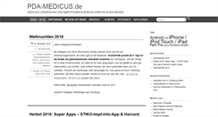 Desktop Screenshot of pda-medicus.de